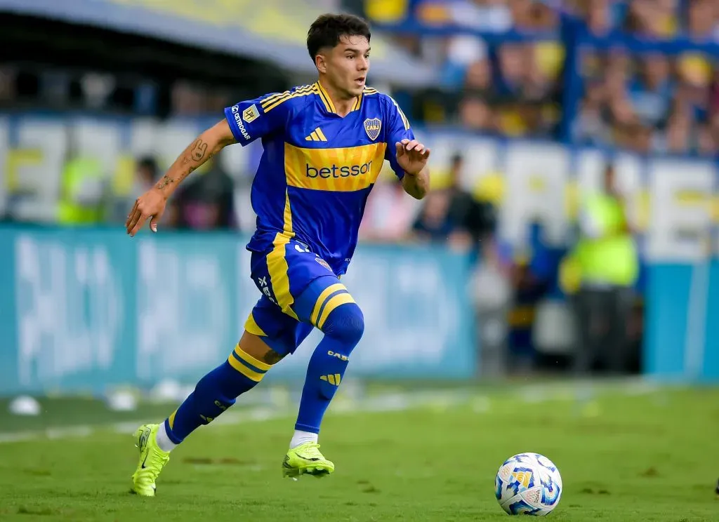 Lucas Blondel, lateral derecho de Boca en La Bombonera. (Getty Images)