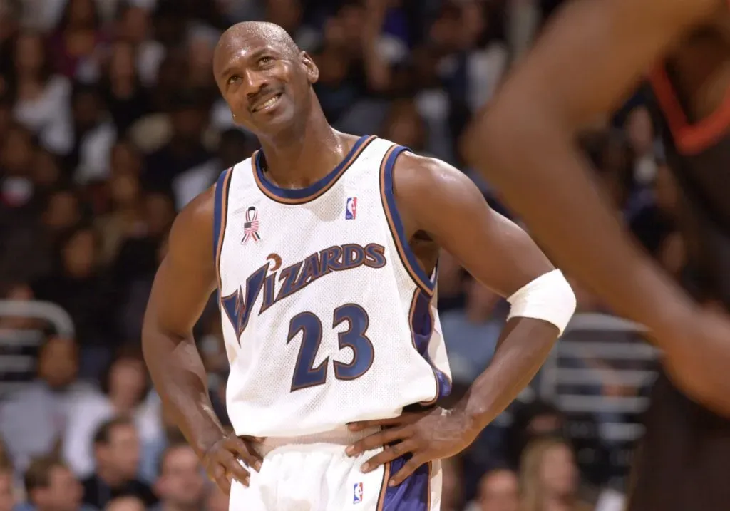 Michael Jordan durante su estadía en Washington Wizards. (Getty Images)