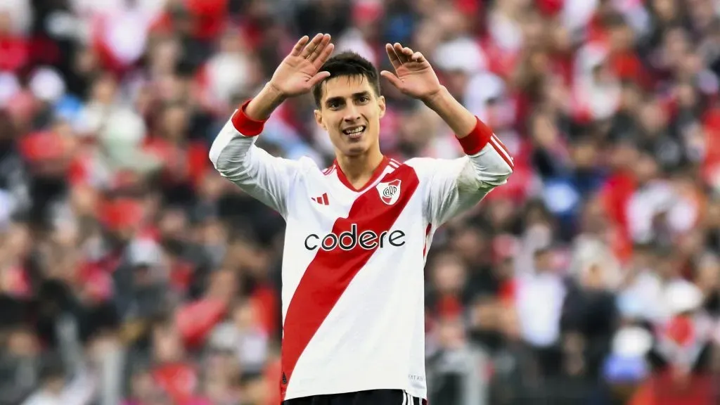 Federico Gattoni durante su paso por River. (Getty Images)