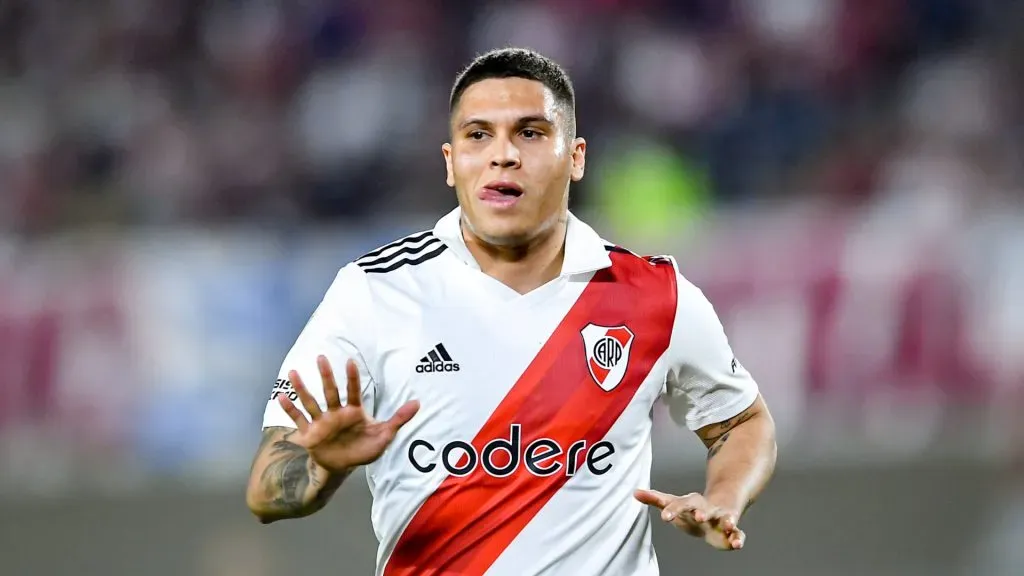 Juan Fernando Quintero durante su estadía en River Plate. (Getty Images)