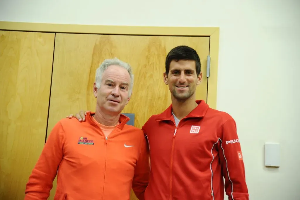 McEnroe y Djokovic en 2014. (Foto: Getty).