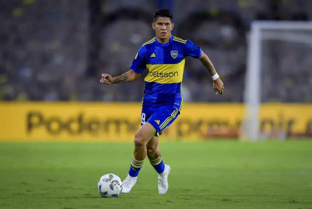 Jorman Campuzano, mediocampista colombiano durante su estadía en Boca Juniors. (Getty Images)