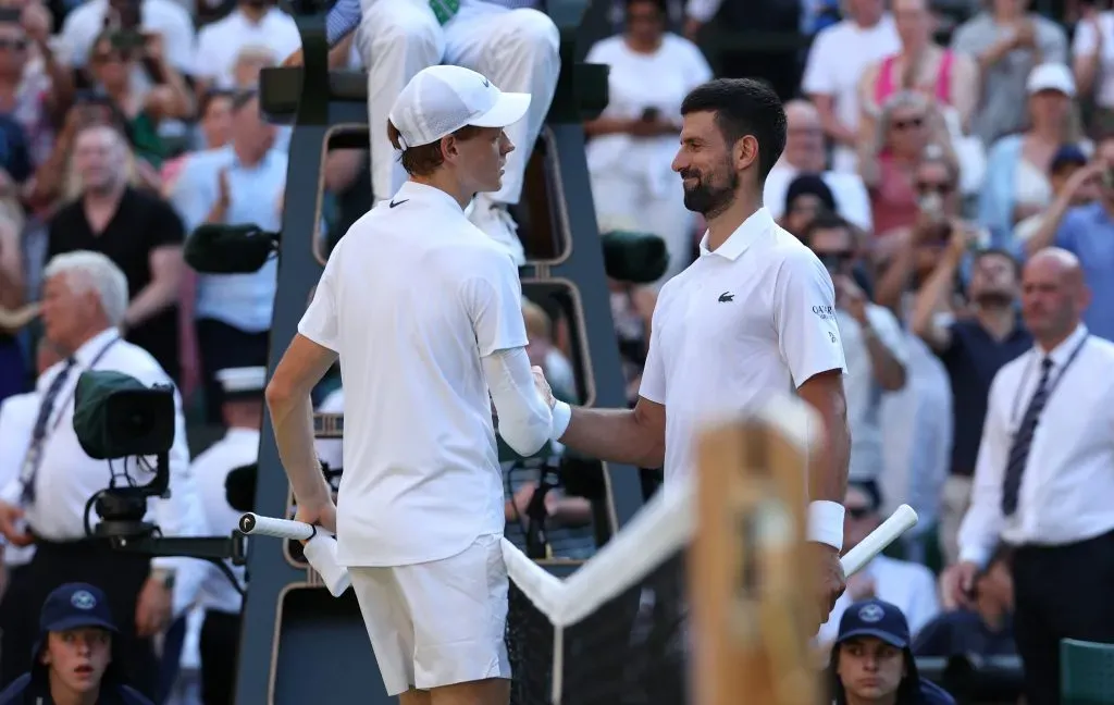 Sinner y Djokovic, protagonistas en la última edición de Wimbledon (Getty Images).