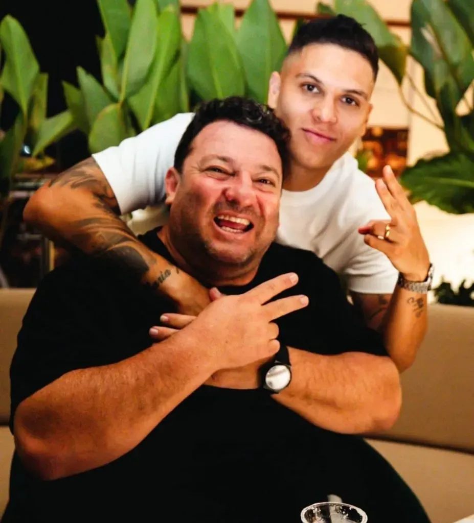 Juanfer Quintero y el Tano Riep. (Foto: @juanferquinte10).