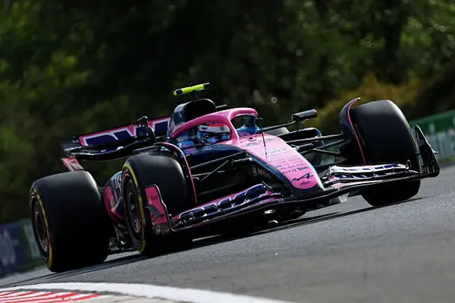 Franco Colapinto en el Gran Premio de Hungría de la Fórmula 1 2025.