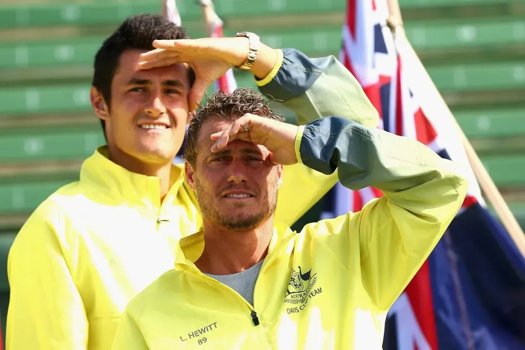 Tomic y Hewitt en 2016. (Foto: Getty).