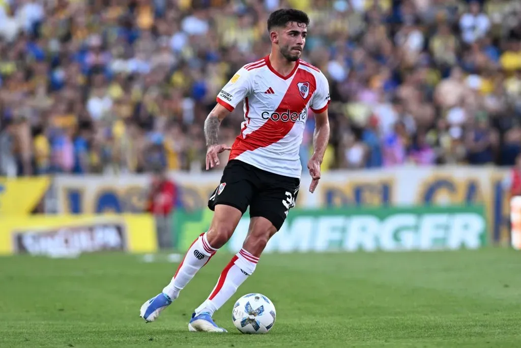 Santiago Simón, mediocampista de River Plate, en negociaciones con Toluca. (Getty Images)