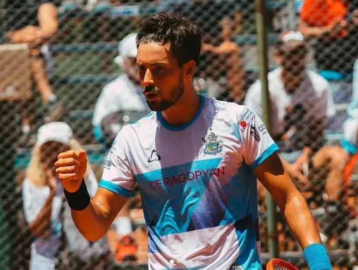 Mariano Kestelboim jugando interclubes. (Foto: @marianokestelboim).