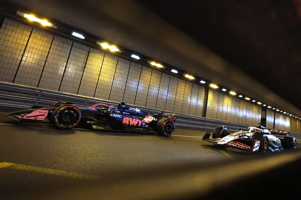 Colapinto y Ocon, compitiendo en el GP de Montecarlo (Getty)