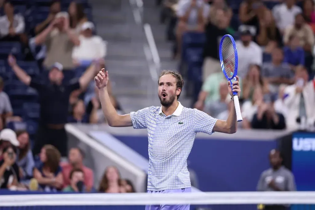Daniil Medvedev, más expresivo que nunca. (Foto: Getty).
