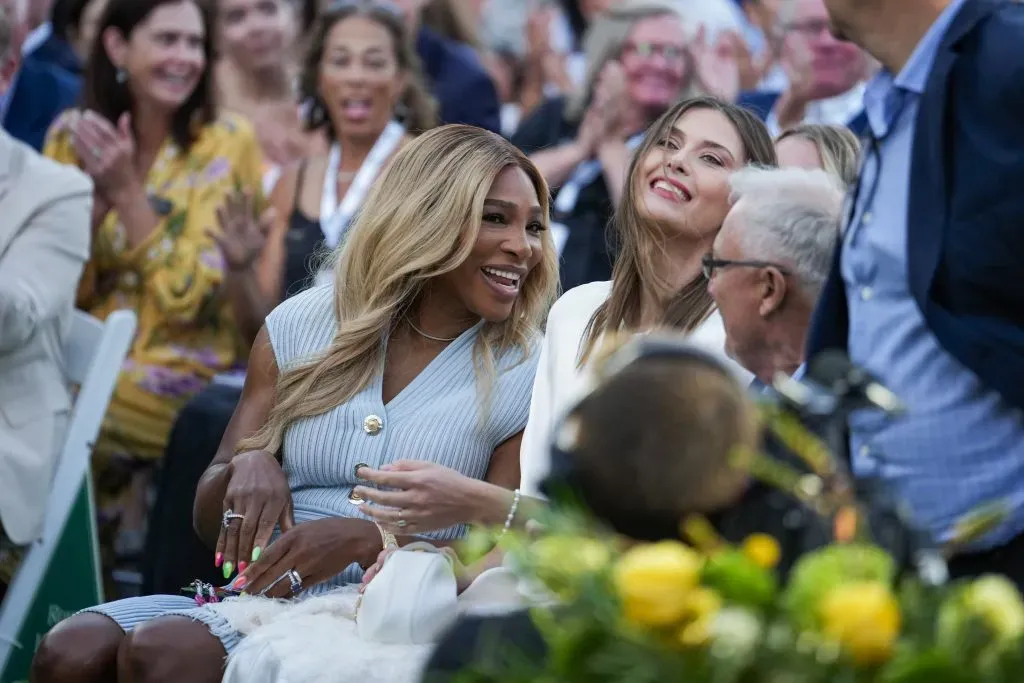 Serena Williams y María Sharapova en 2025. (Foto: Getty).