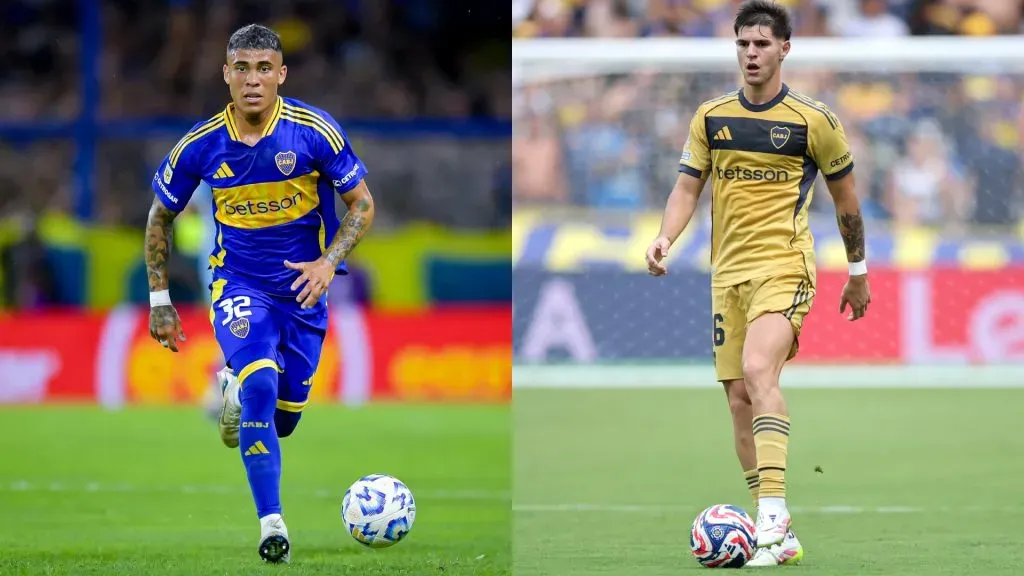 Ayrton Costa y Marco Pellegrino, zagueros centrales de Boca Juniors. (Fotos: Getty Images)