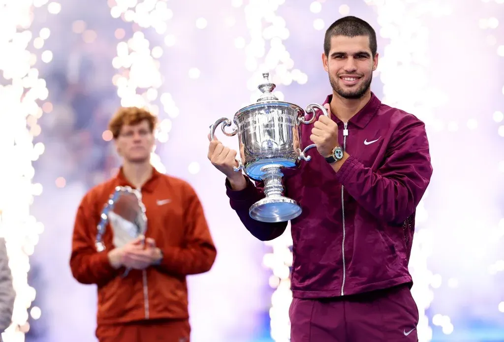 Carlos Alcaraz obtuvo 5 millones de dólares tras ganar el US Open 2025. (Foto: Getty).