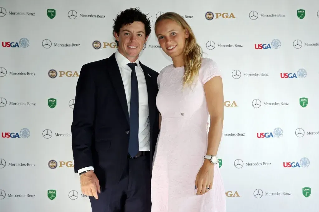Rory McIlroy y Caroline Wozniacki en 2013. (Foto: Getty)