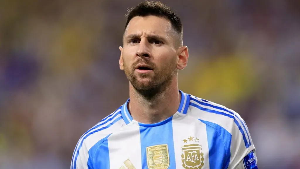 Lionel Messi con la Selección Argentina.