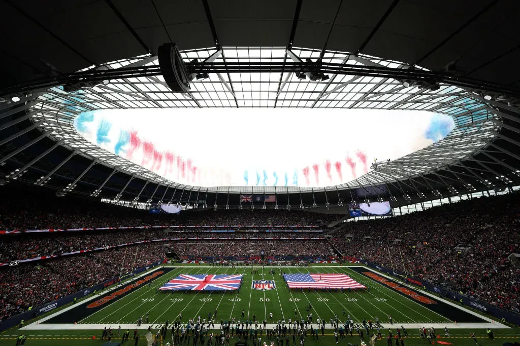 El Tottenham Hotspur Stadium ha sido hogar de partidos de la NFL como Jacksonville Jaguars v. Chicago Bears en octubre del 2024. (Getty)