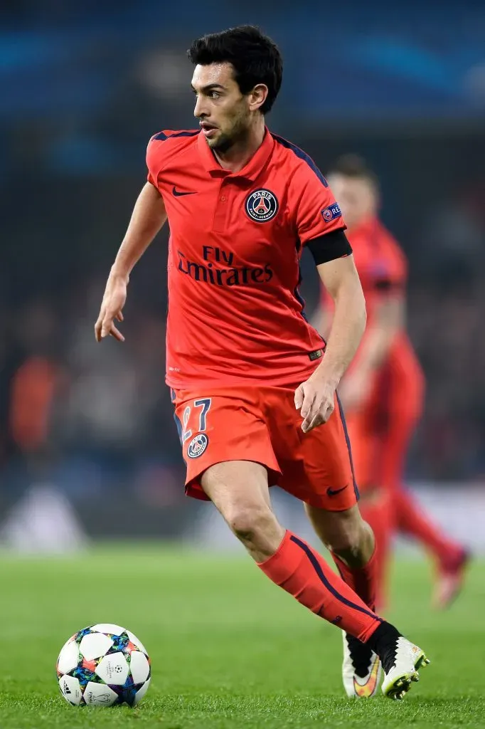 Javier Pastore en su paso por PSG. (Getty).