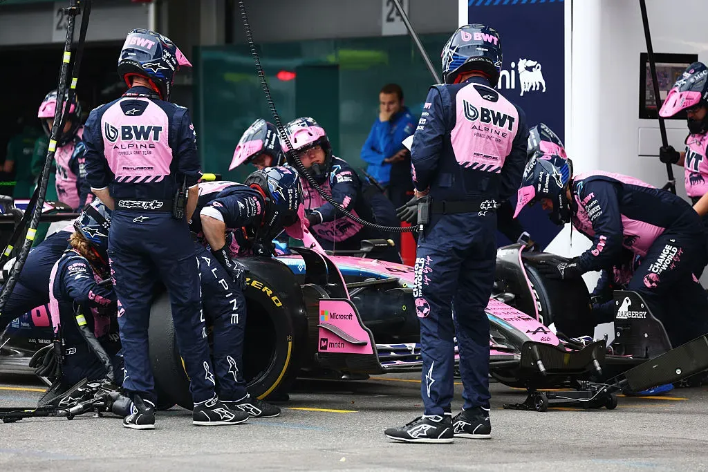 Sí, Alpine deberá hacer buenas paradas en boxes si Colapinto quiere tener una chance. (Getty)