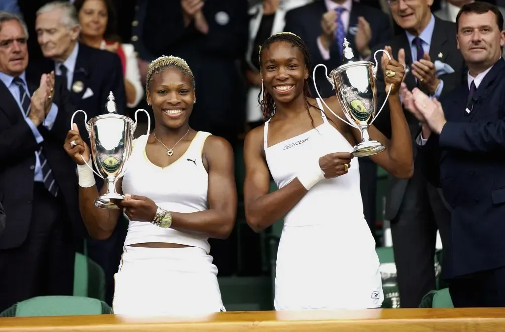 Serena y Venus Williams en 2002. (Foto: Getty).