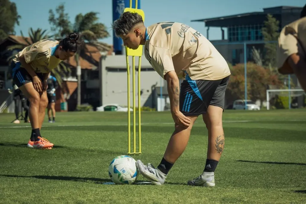 Kishi Núñez, de Boca, es una de las citadas. Foto AFA.
