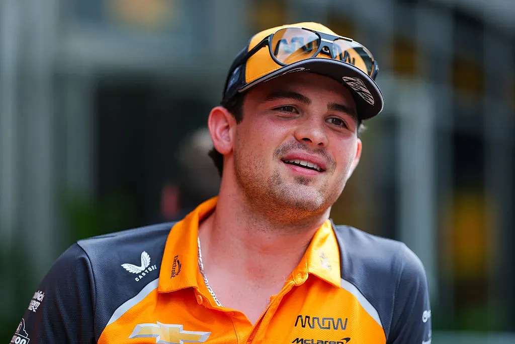 Pato O’Ward, piloto de Indycar de McLaren, tendrá la opción de correr la FP1 del GP de México. (Getty)