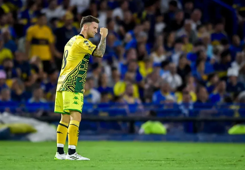 Tiago Serrago destacó con Aldosivi y hasta le metió un gol a Boca. (Getty).