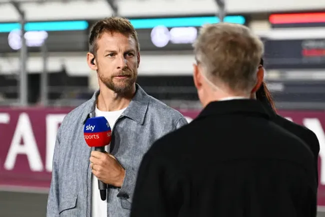 Button ahora trabaja como analista en la F1 para Sky Sports. (Getty)