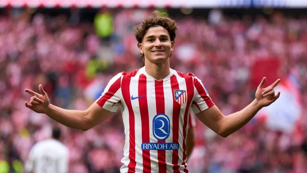 Julián Álvarez, delantero argentino de Atlético de Madrid. (Getty Images)