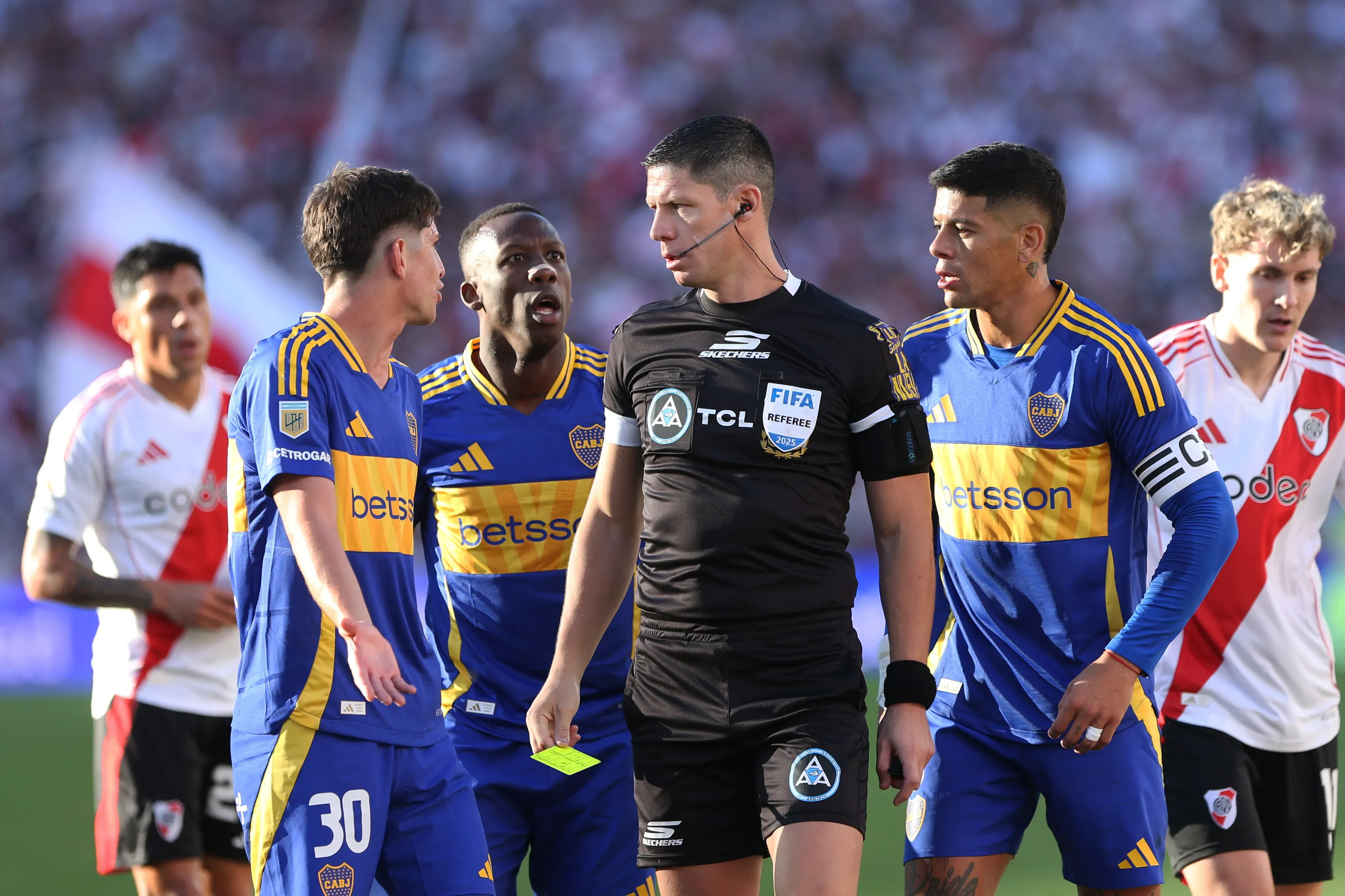 Ramírez en el último Superclásico. (Foto: Getty).