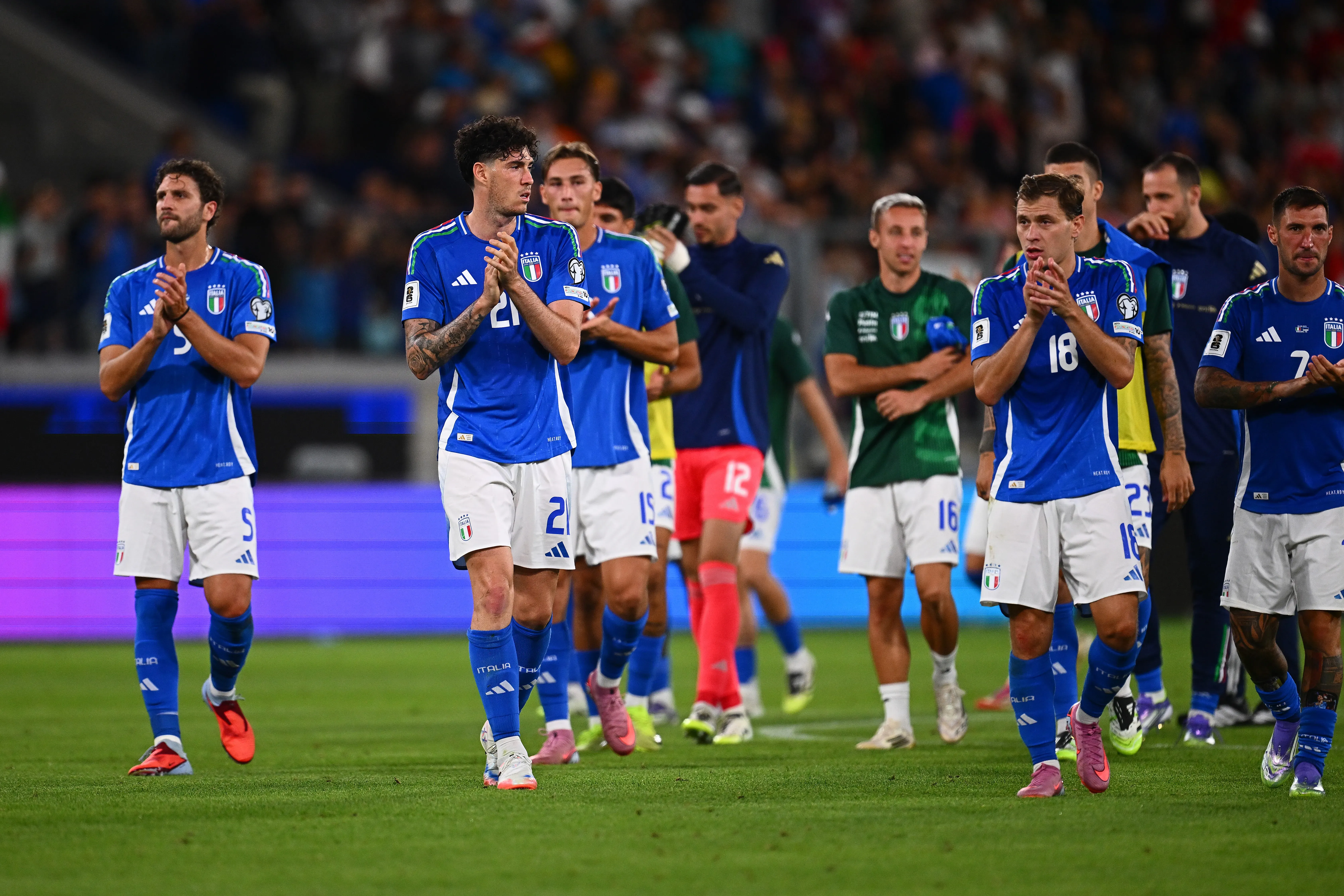 Si bien técnicamente Italia depende de sí misma, sería un milagro clasificar directo sin una mano de Estonia. (Getty)