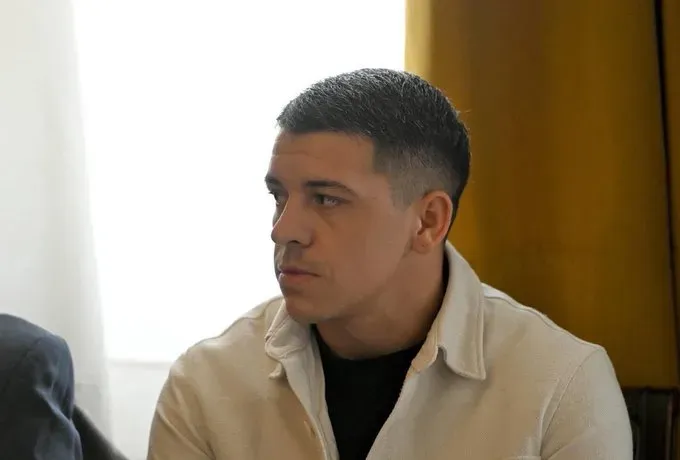 Diego García durante el juicio. (Foto de X).