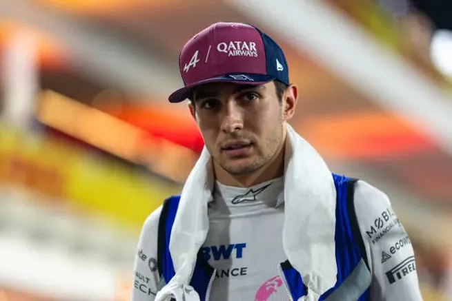 Esteban Ocon vomitó durante la carrera en Qatar 2023.