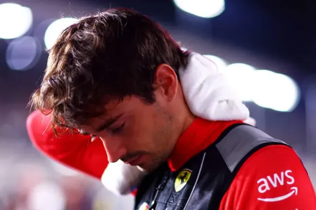 Charles Leclerc reconoció haber sufrido una deshidratación extrema en Qatar 2023.