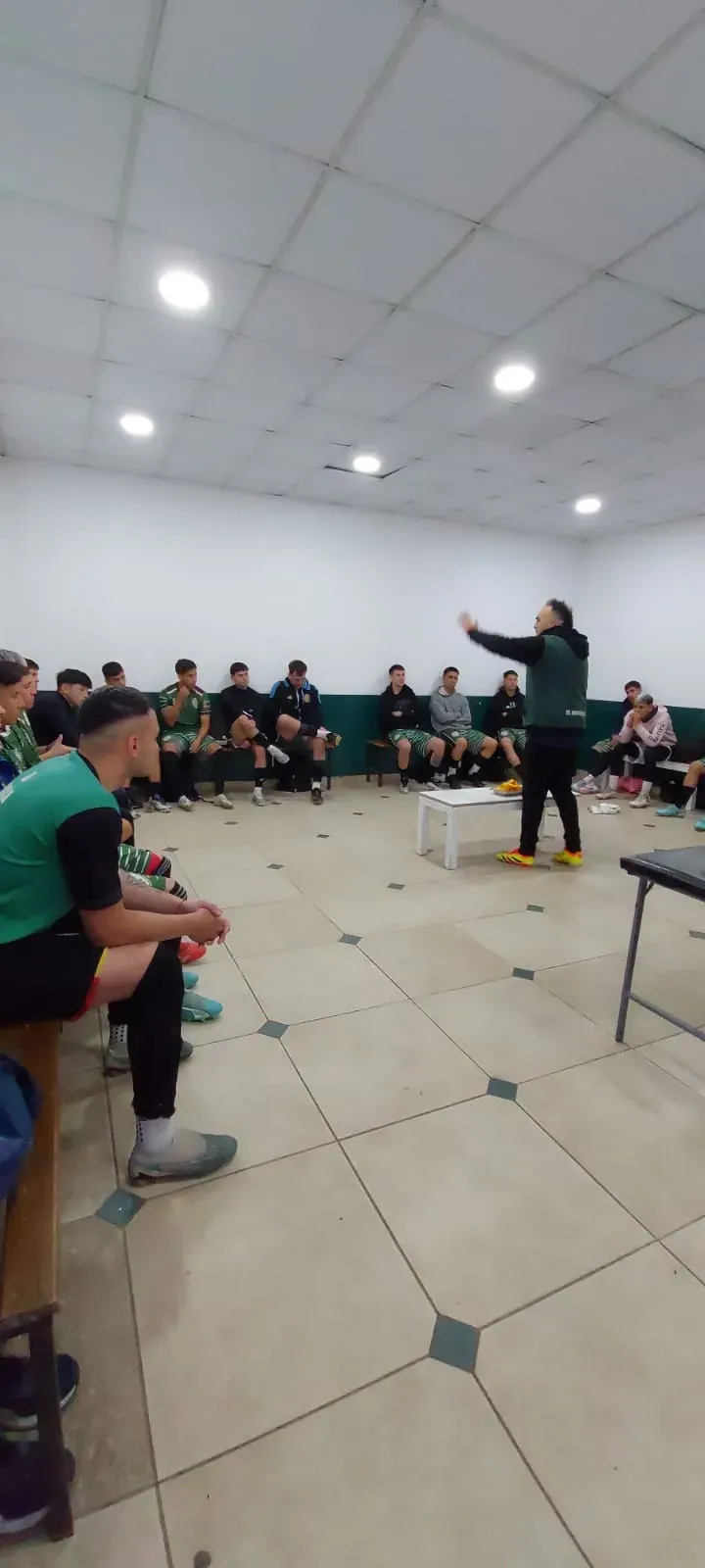 Damián Malandra en un amistoso de El Busca Club. (Archivo).