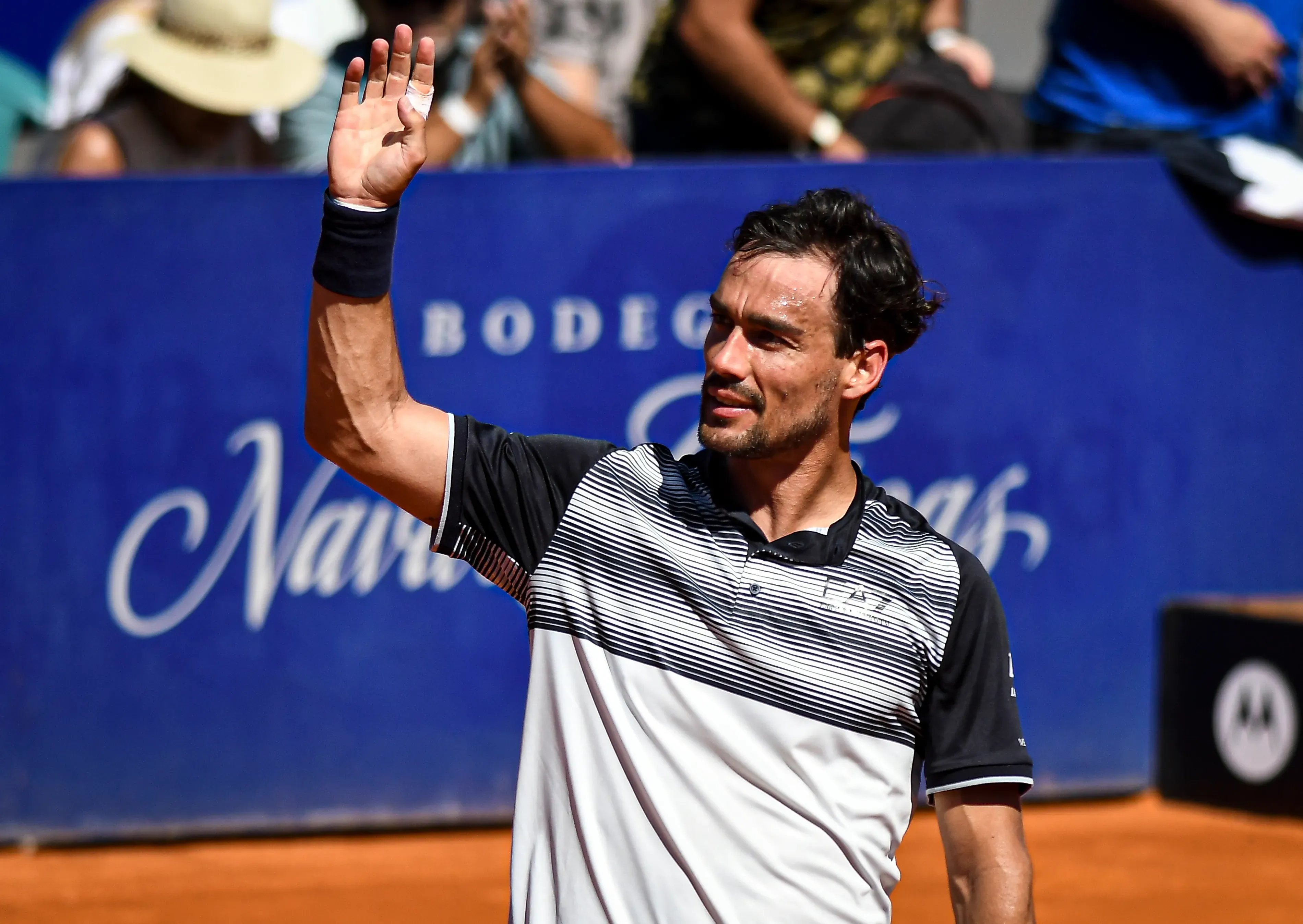 Fognini participó en 14 ediciones del Argentina Open. (Getty).