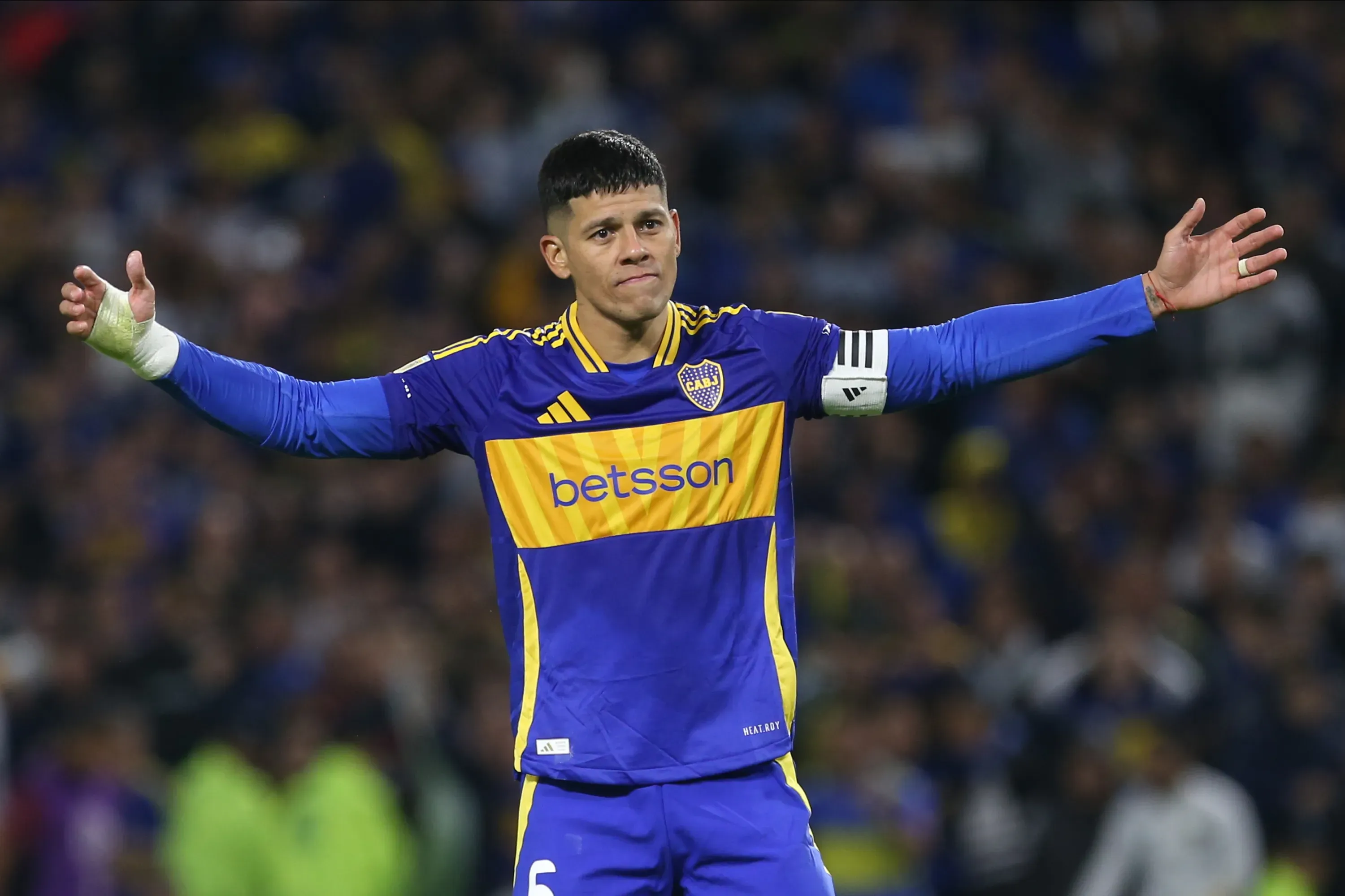 Marcos Rojo en su etapa en Boca. (Getty Images)