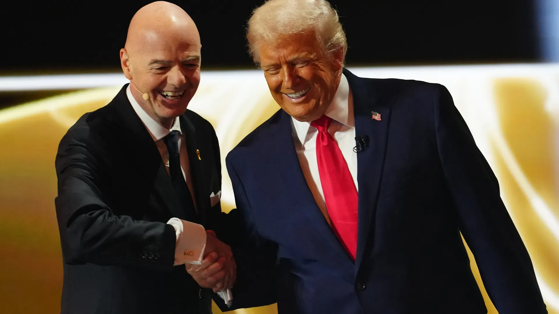 Infantino se ha mostrdo cercano a Trump en recientes eventos. (Getty)