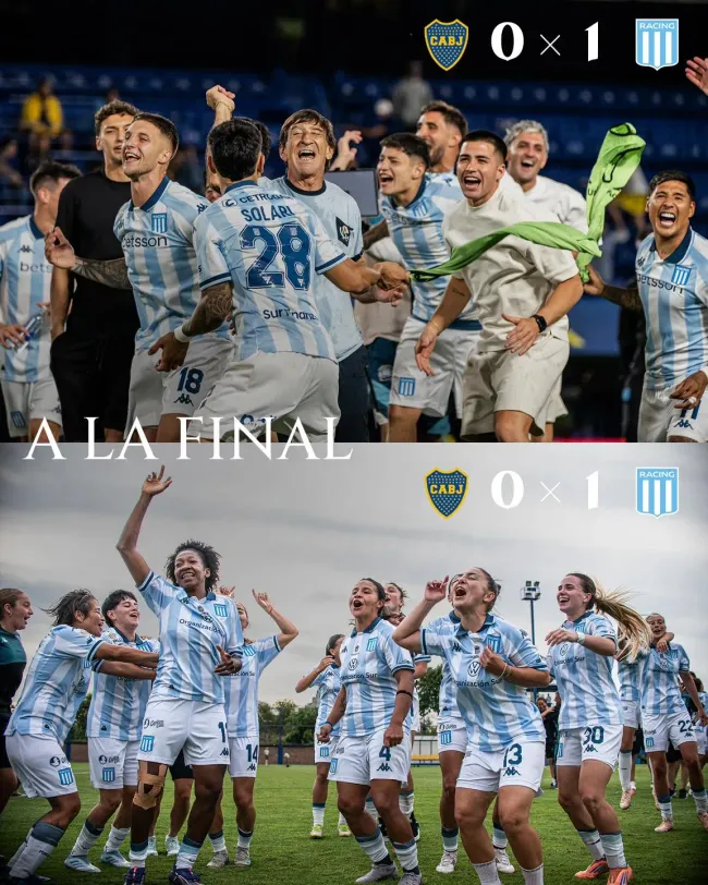 La imagen publicada por la cuenta de Racing en Instagram.