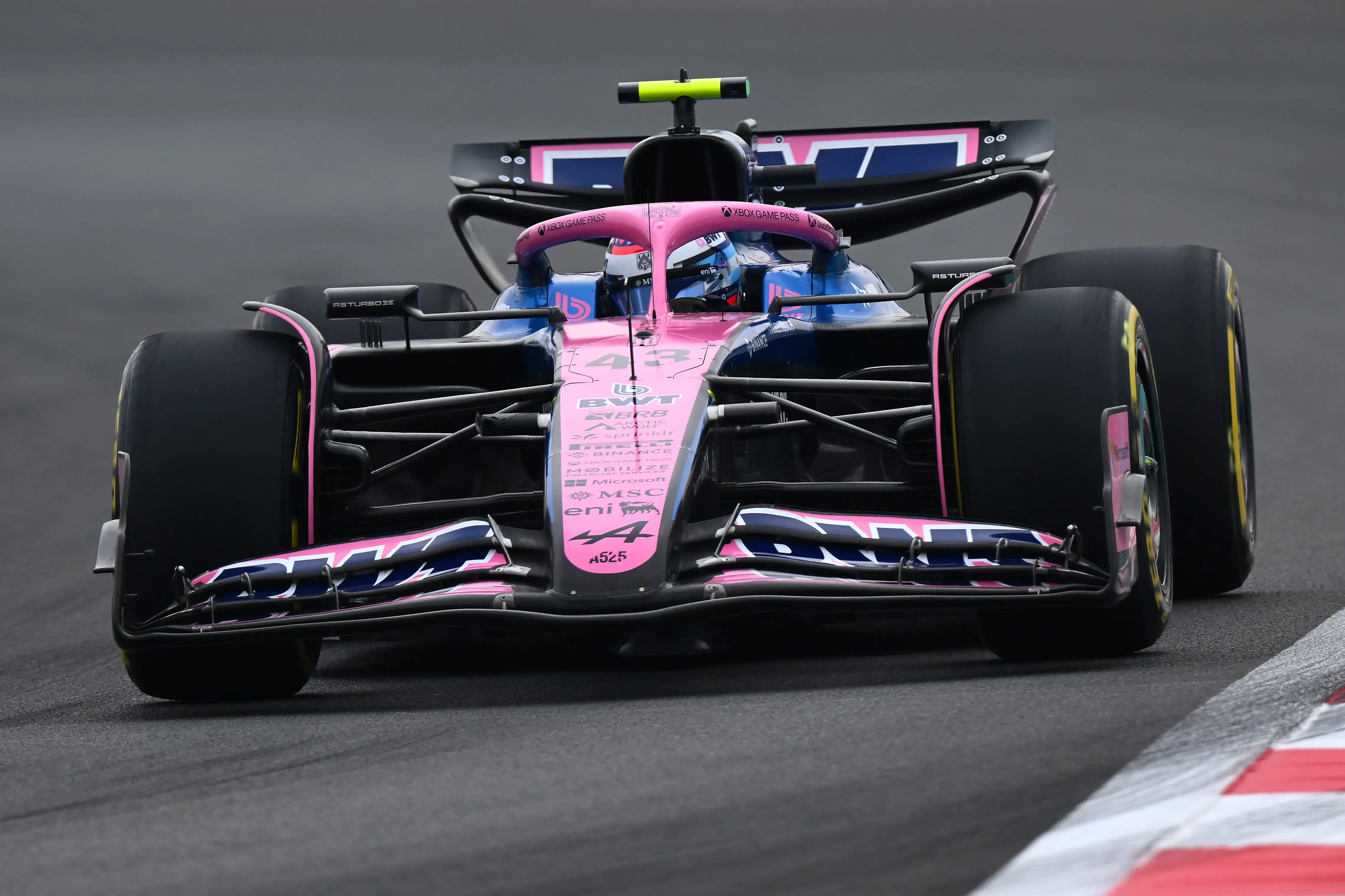 Franco Colapinto en su monoplaza de Alpine durante el GP de Abu Dhabi. (Getty Images)