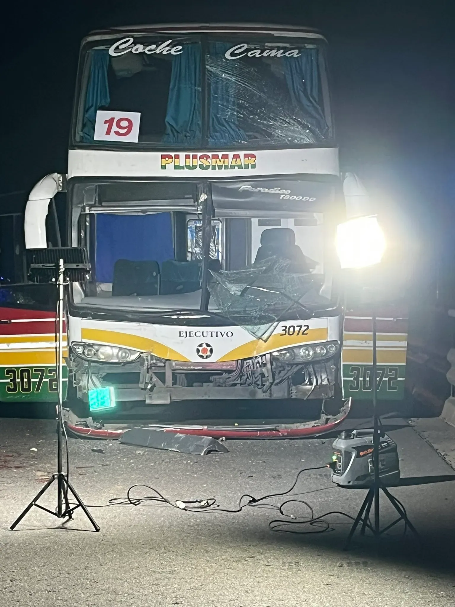 Durísimo fué, estamos bien, desconozco si hubo heridos, todos en shock (X/@Chino_Blc)