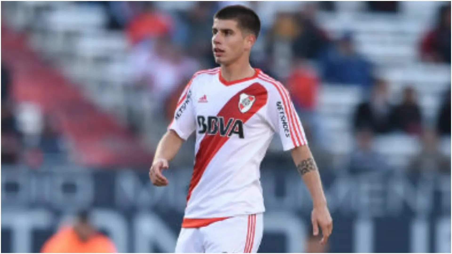 Tomás Andrade durante su paso por River (Prensa River).