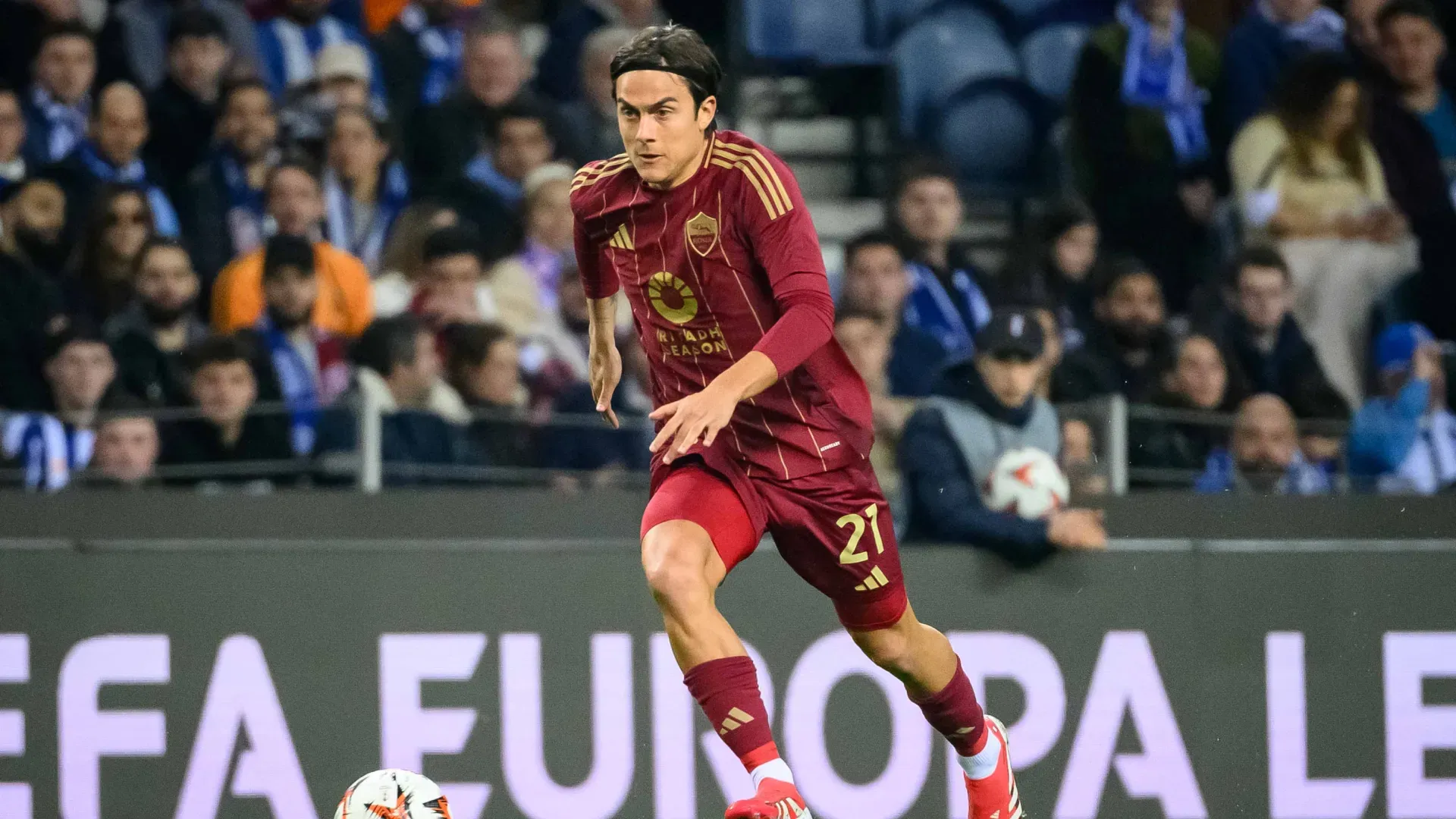 Paulo Dybala, delantero de la Roma. (Foto: Prensa Roma)