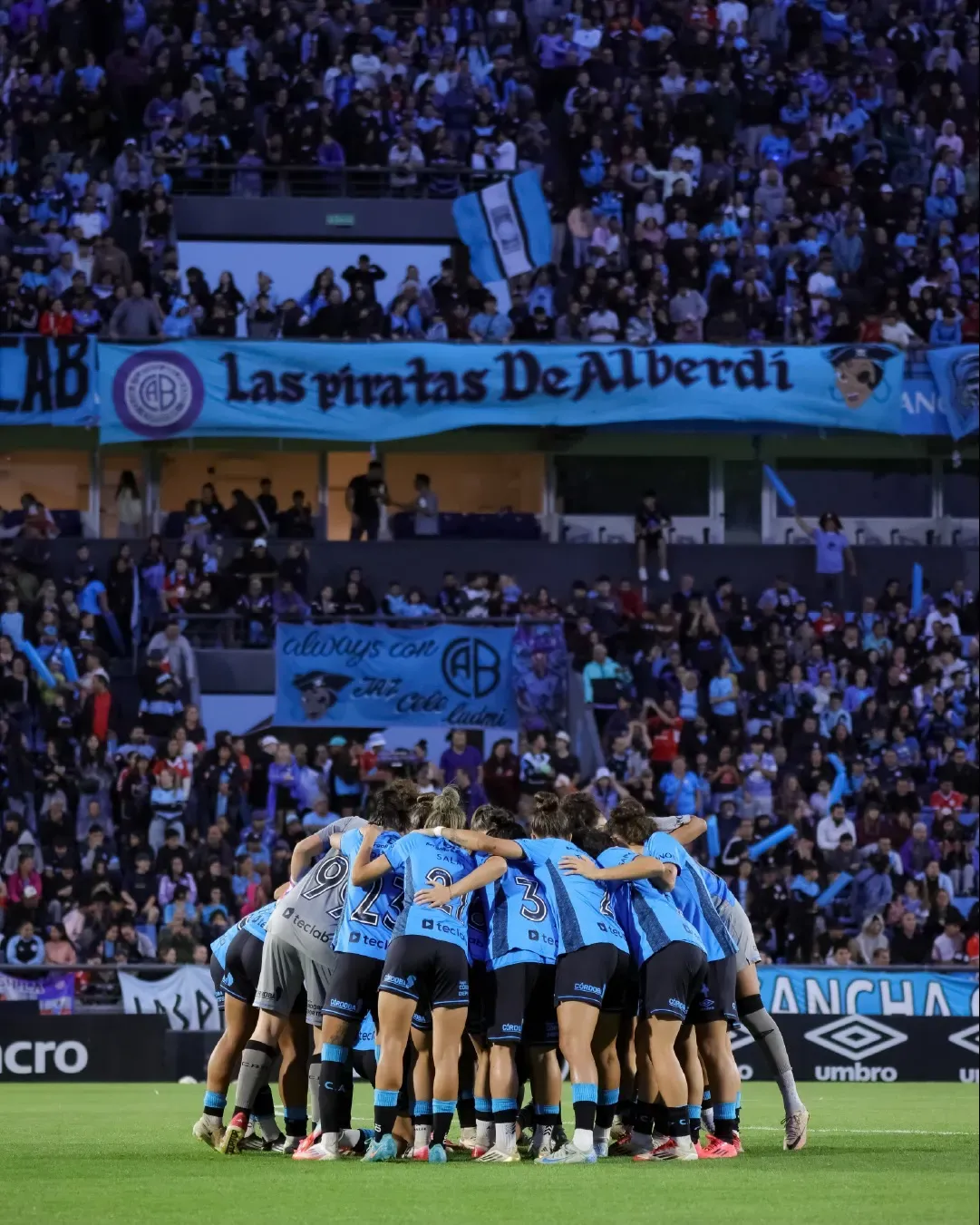 El Gigante estuvo con las tribunas estalladas. Foto: Belgrano