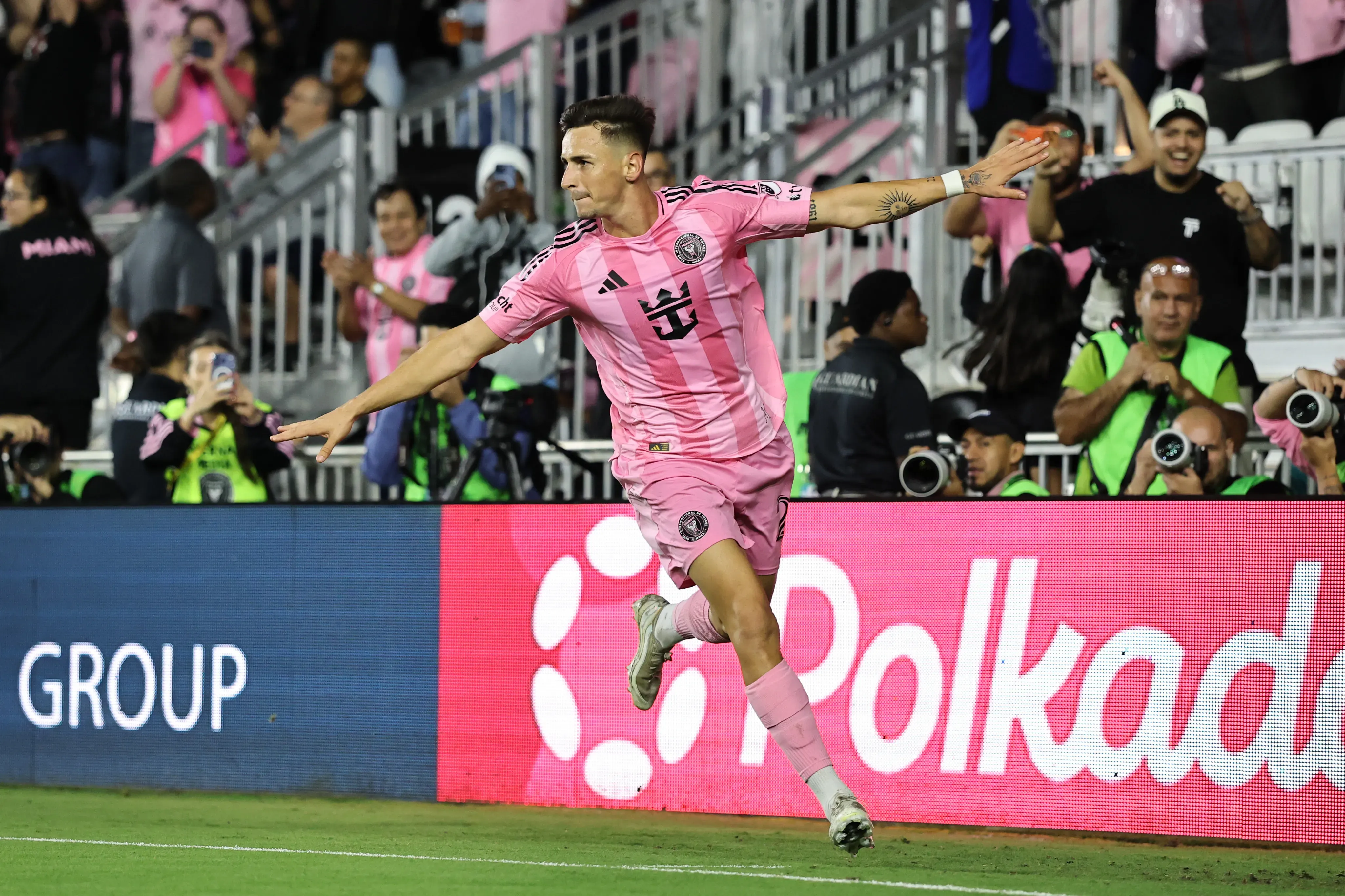 Solo en los playoffs de la MLS, Tadeo Allende aportó 9 goles a Inter Miami. (Getty).