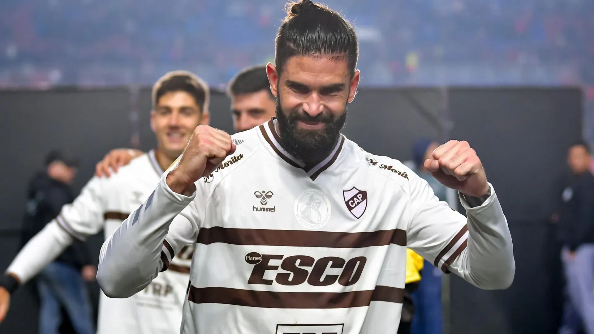 Nicolás Orsini, delantero de Platense que pertenece a Boca. (Getty)