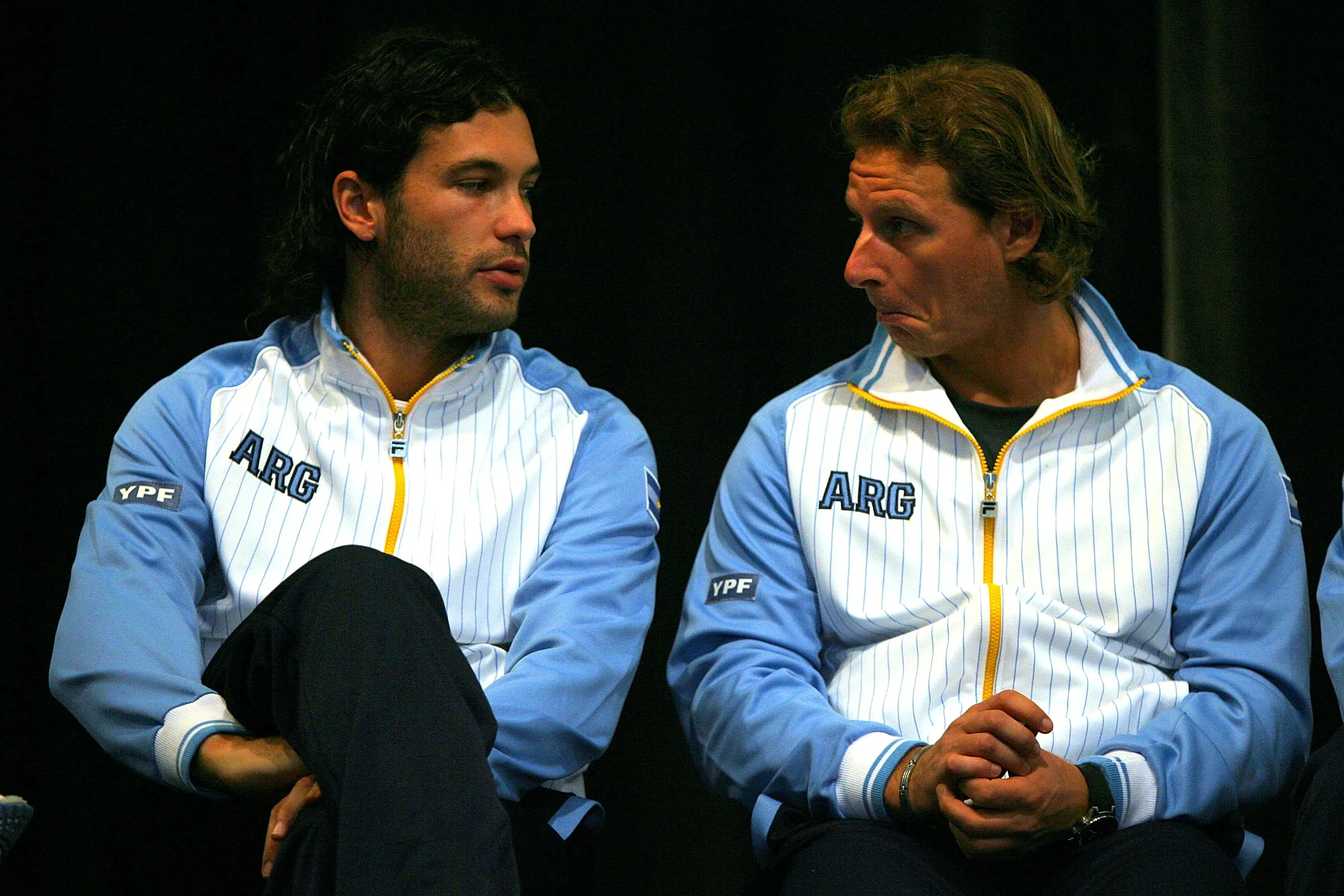 Acasuso y Nalbandian. (Foto: Getty).