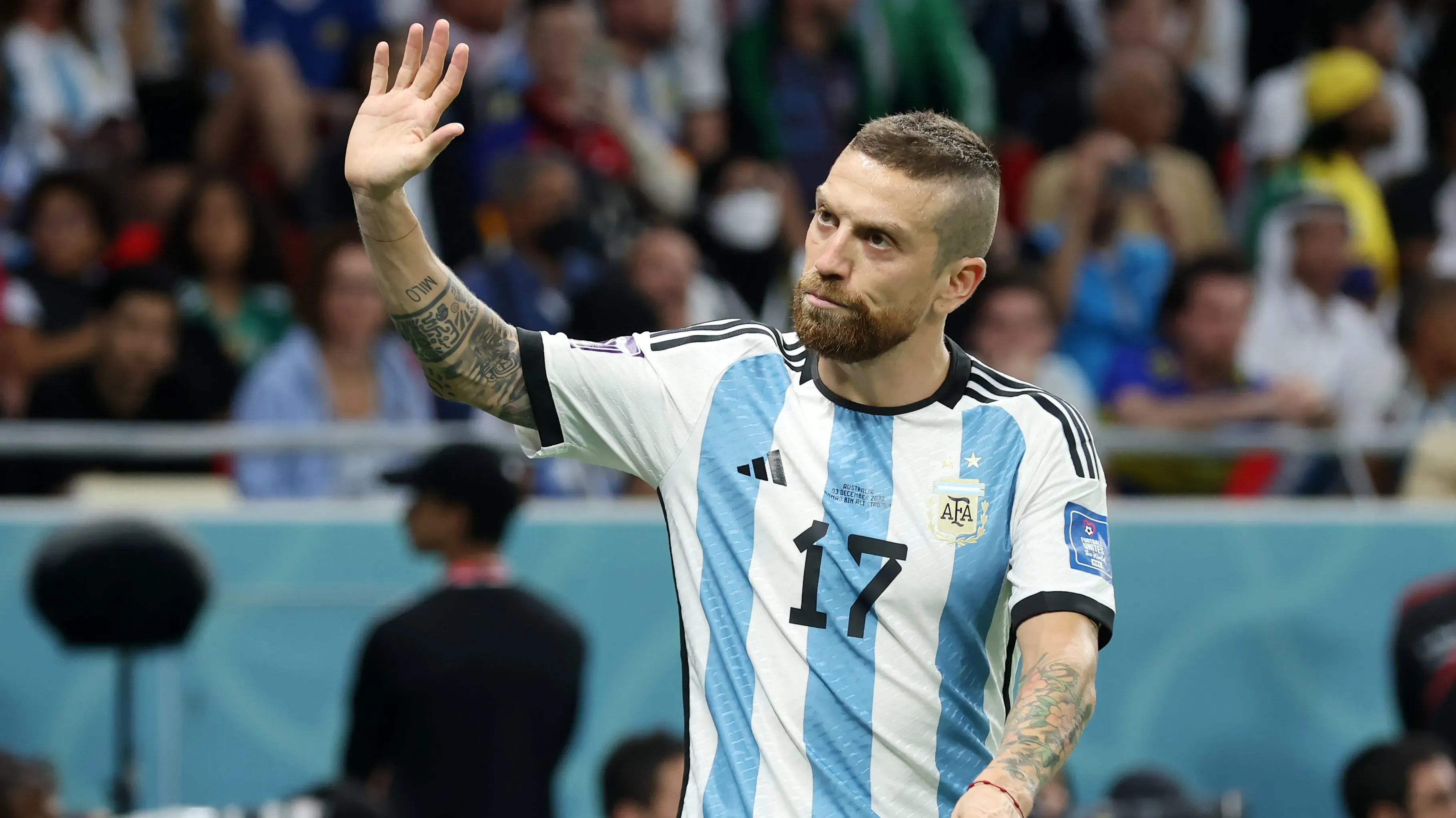 Alejandro Gómez, durante la Copa del Mundo 2022.