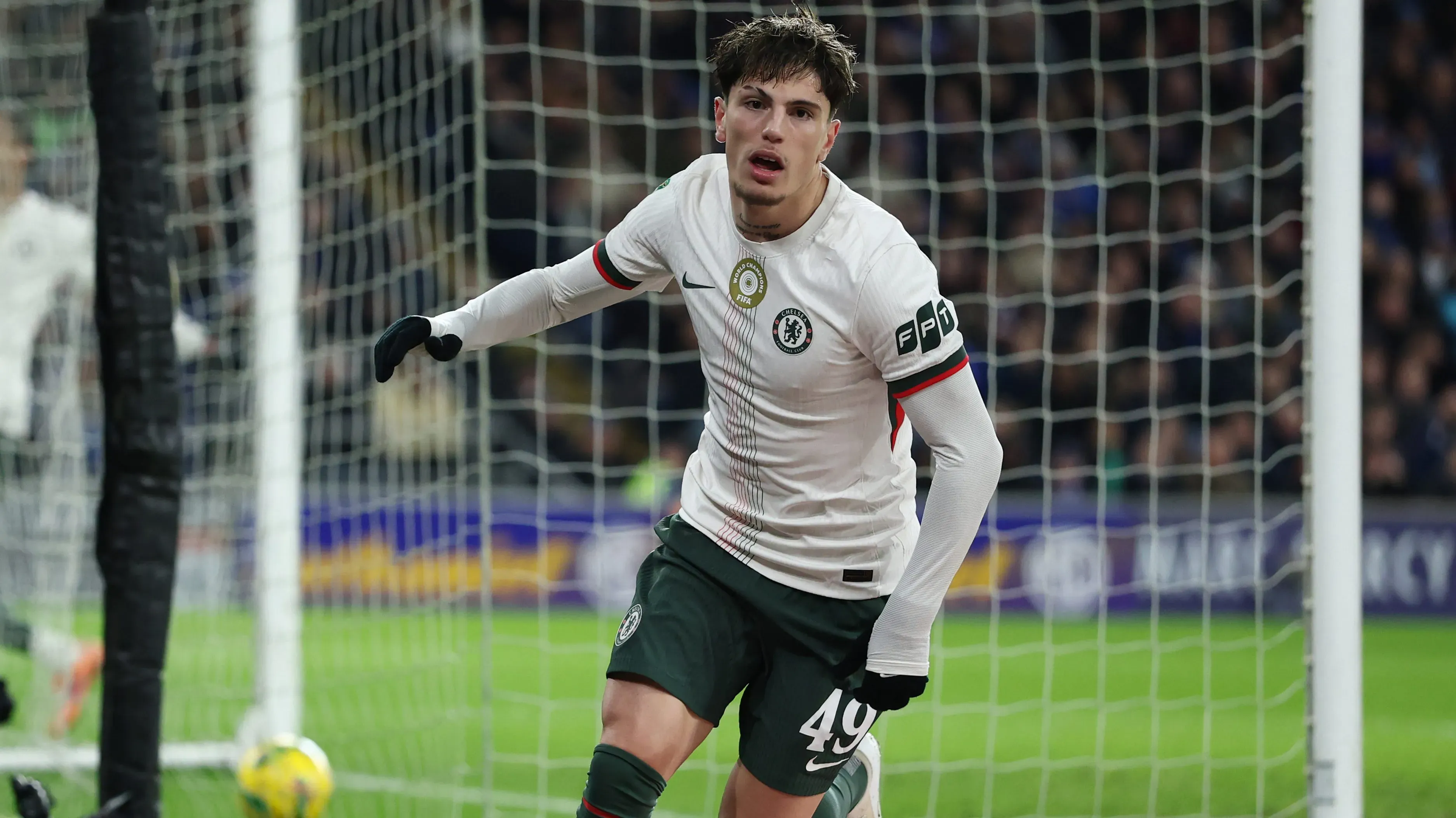 Garnacho buscará tener una mejor segunda mitad de temporada en Chelsea. (Getty)