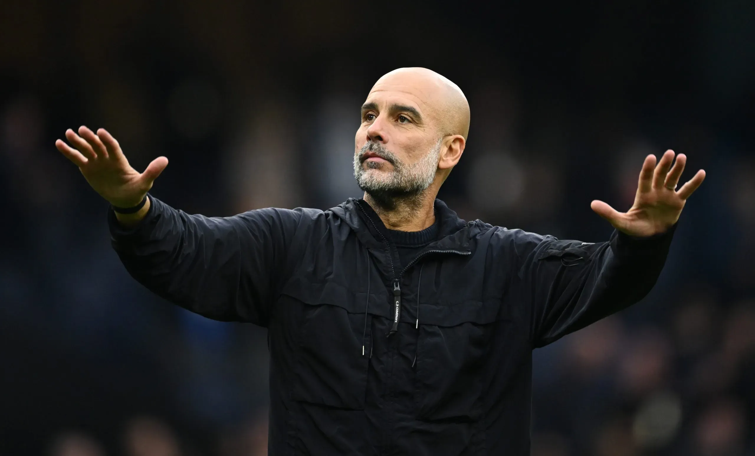 Pep Guardiola, director técnico español de Manchester City. (Getty Images)
