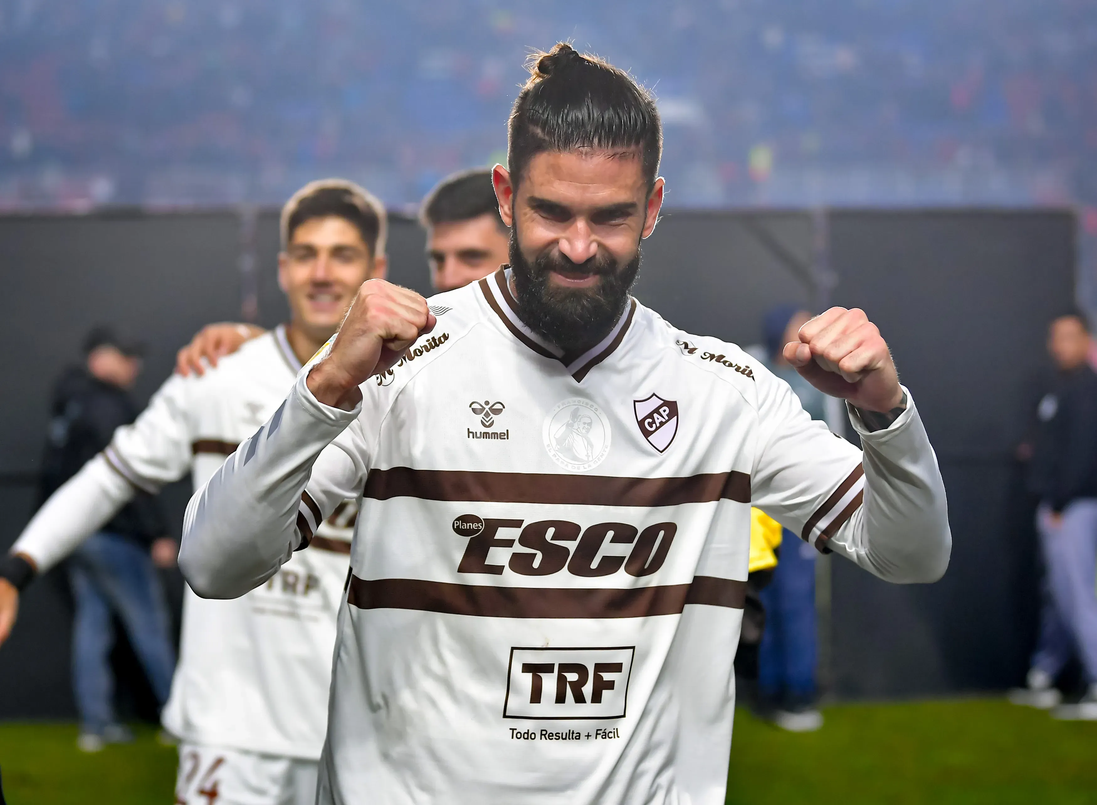 Nicolás Orsini, delantero argentino durante su estadía en Platense. (Getty Images)